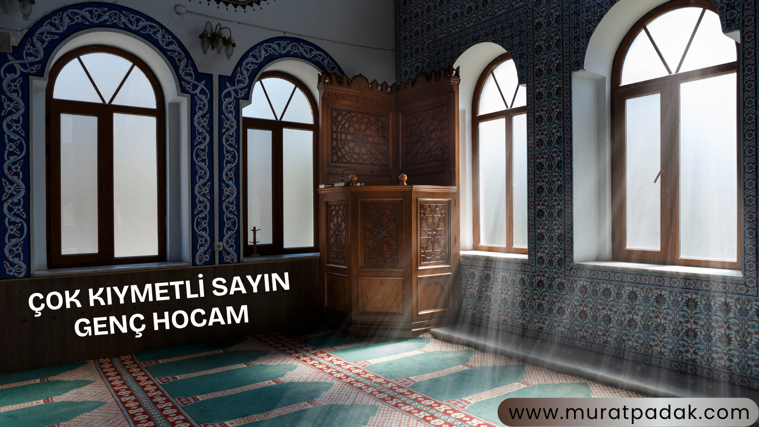 Çok Kıymetli Sayın Genç Hocam