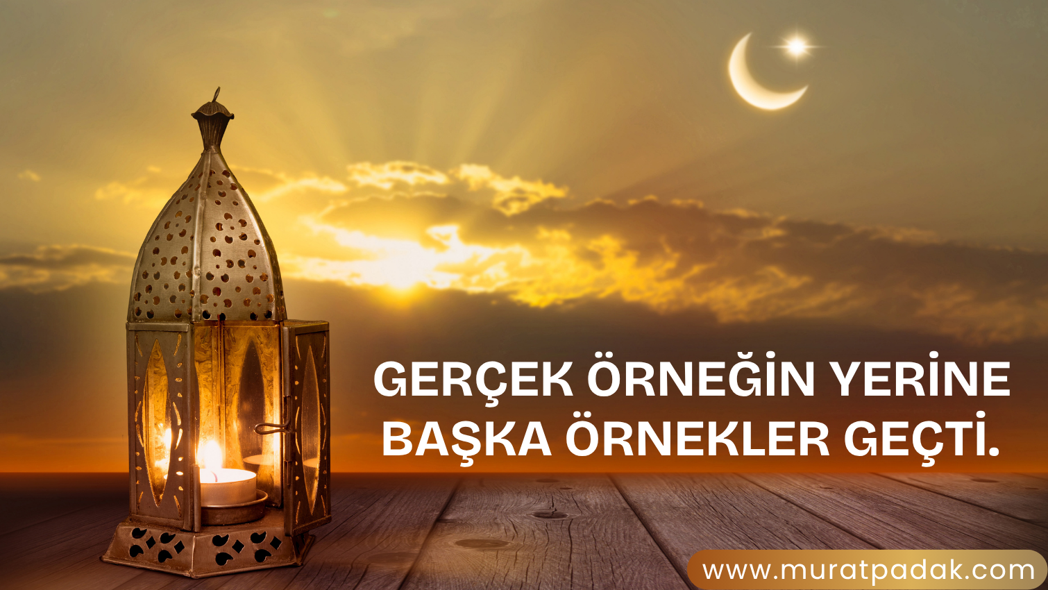 Gerçek Örneğin Yerine Başka Örnekler Geçti.