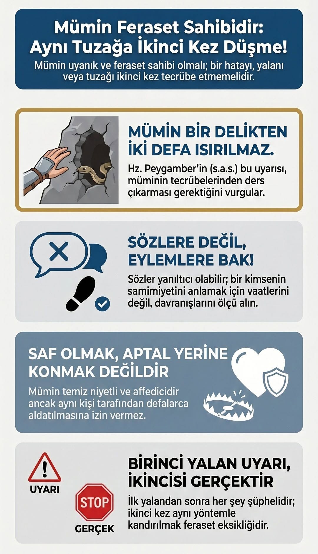 Bir Delikten İki Defa Isırılma!